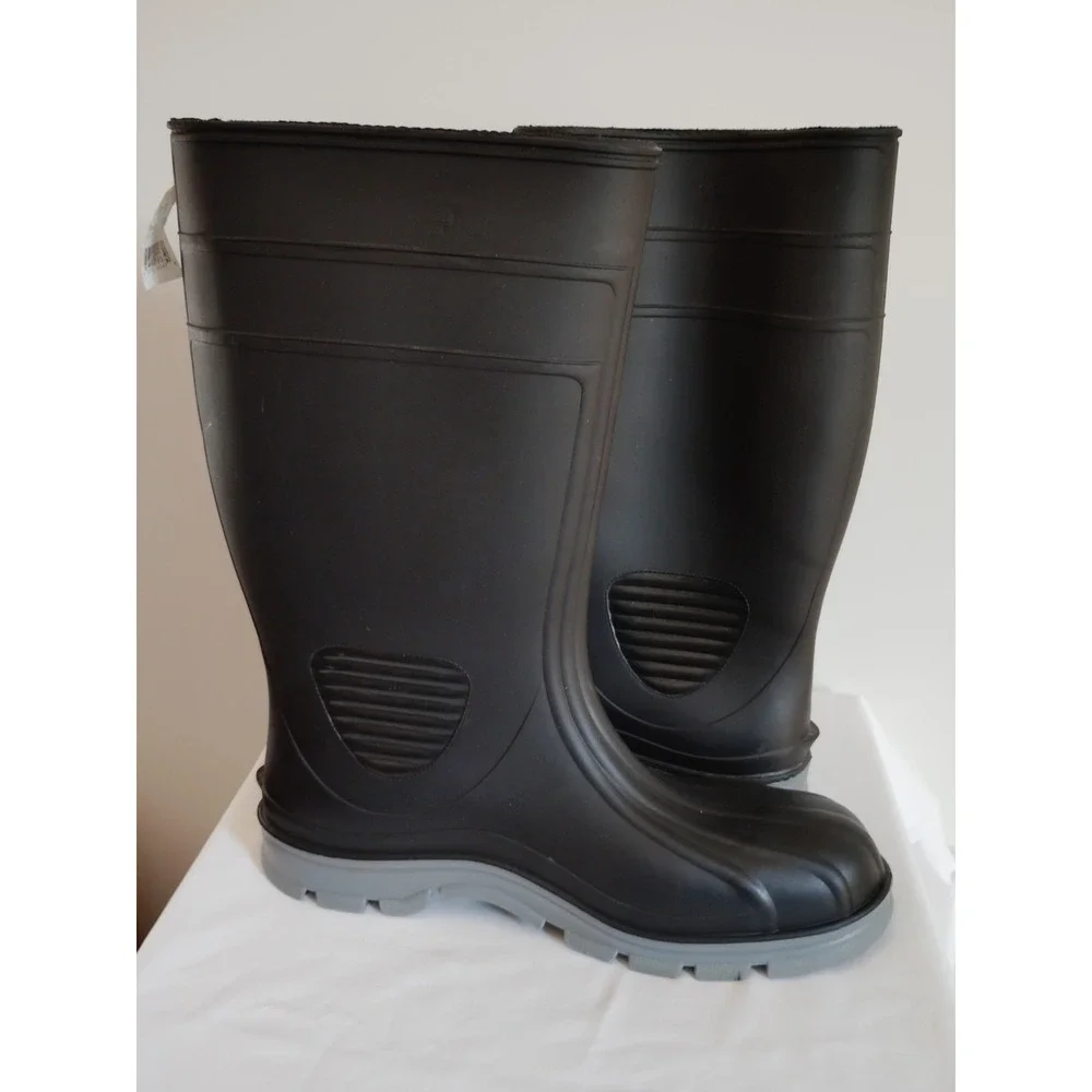 NWT Tingley Poultry Tuff ST Men's 15 Black Waterproof Safety Work Boots 70651‑15